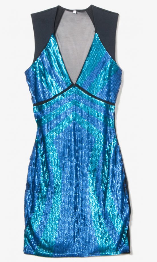 Forever 21 AW12 Blue Print Dress, £22.75