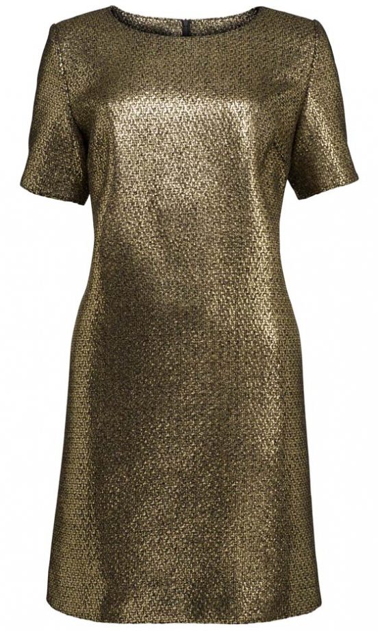 TU At Sainsbury's AW12 Gold Tweed Foil Dress, £40