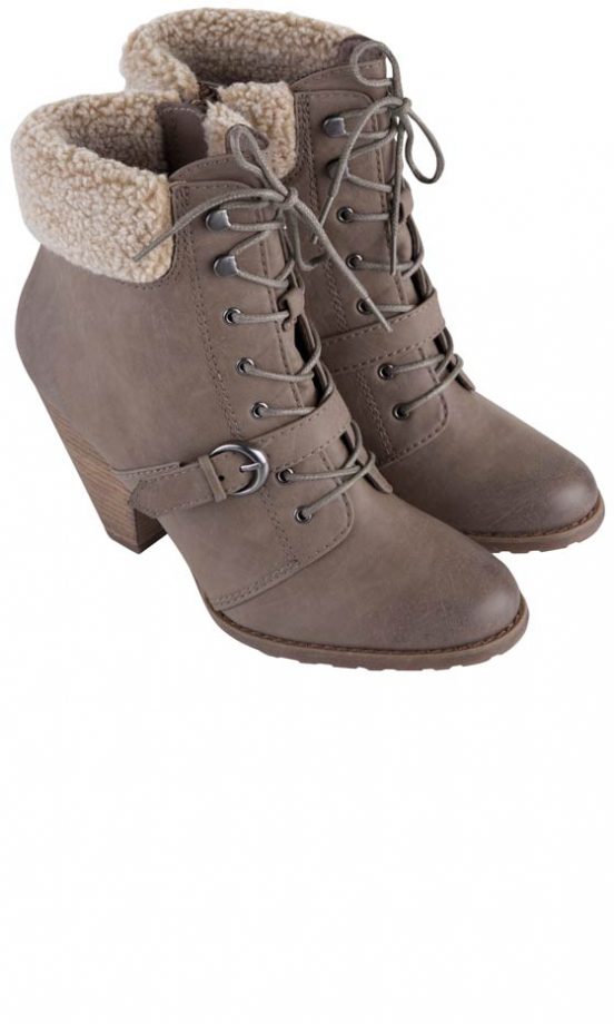 TU At Sainsbury's AW12 Grey Cuff Ankle Boots, £25