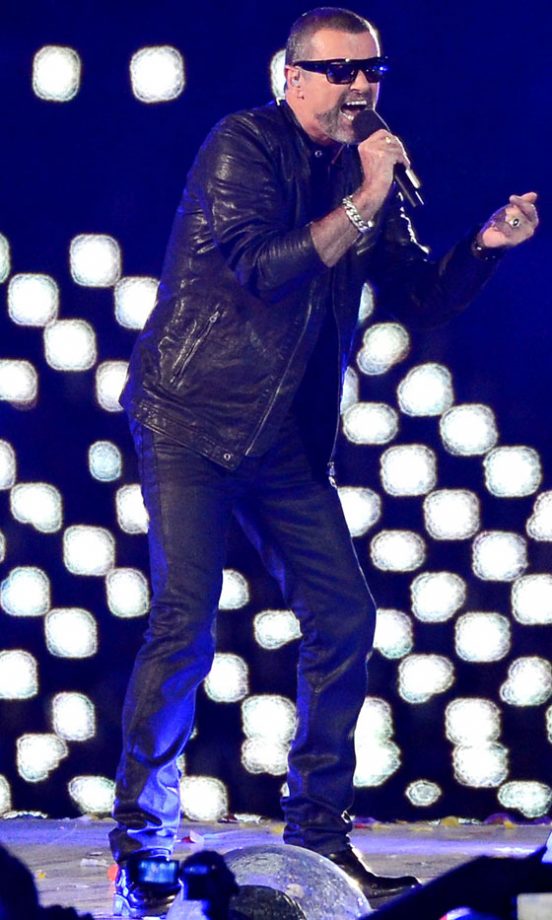 George Michael At The Olympic Closing Ceremony