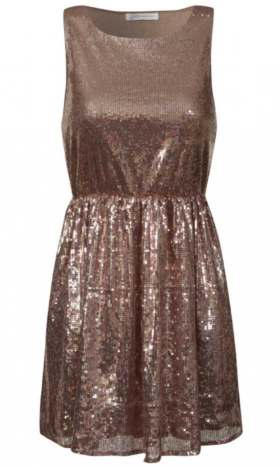 Glamorous AW12 Bronze Sequin Dress
