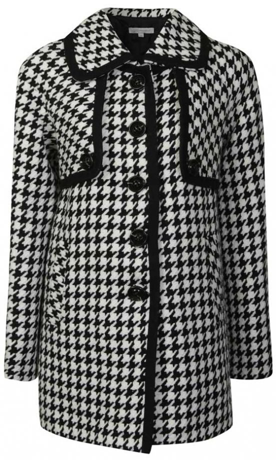 Glamorous AW12 Dogtooth Print Coat