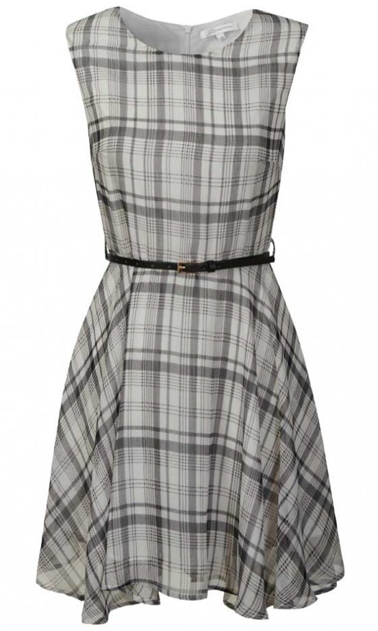 Glamorous AW12 Grey Tartan Dress