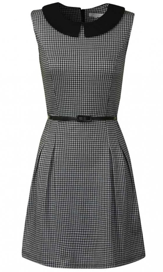 Glamorous AW12 Fitted Dogtooth Print Dress