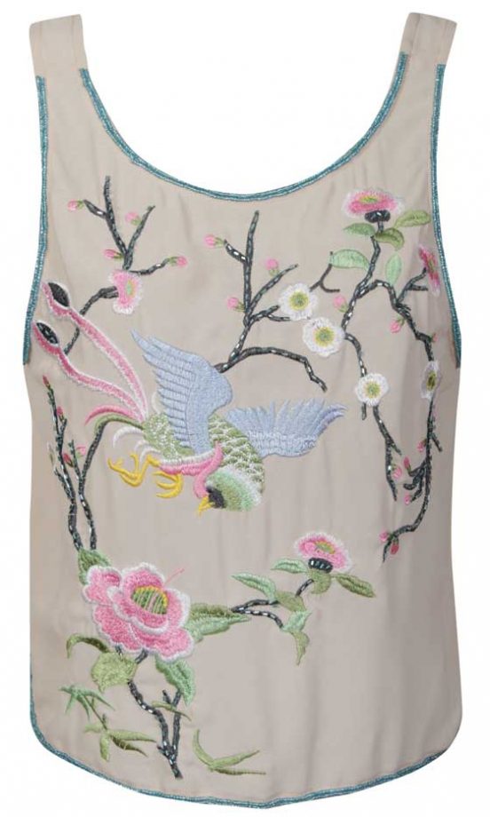 Glamorous AW12 Embroidered Vest Top