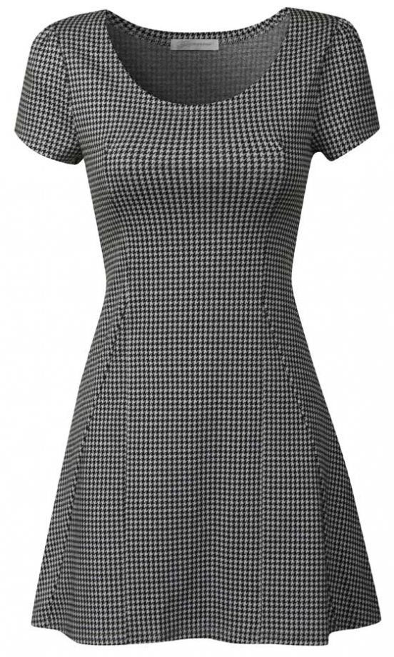 Glamorous AW12 Dogtooth Print Dress