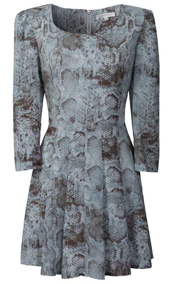 Glamorous AW12 Blue Snake Print Dress