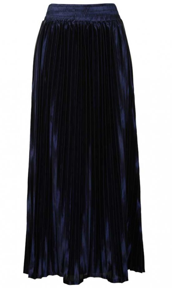 Glamorous AW12 Blue Velvet Skirt