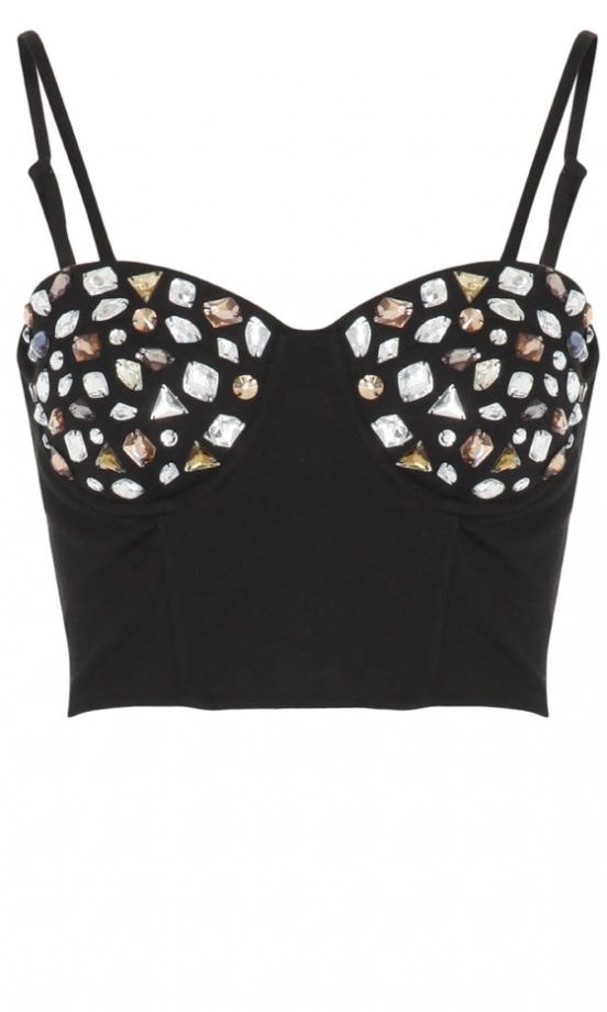 Missguided AW12 Jewel Encrusted Bralet, £24.99