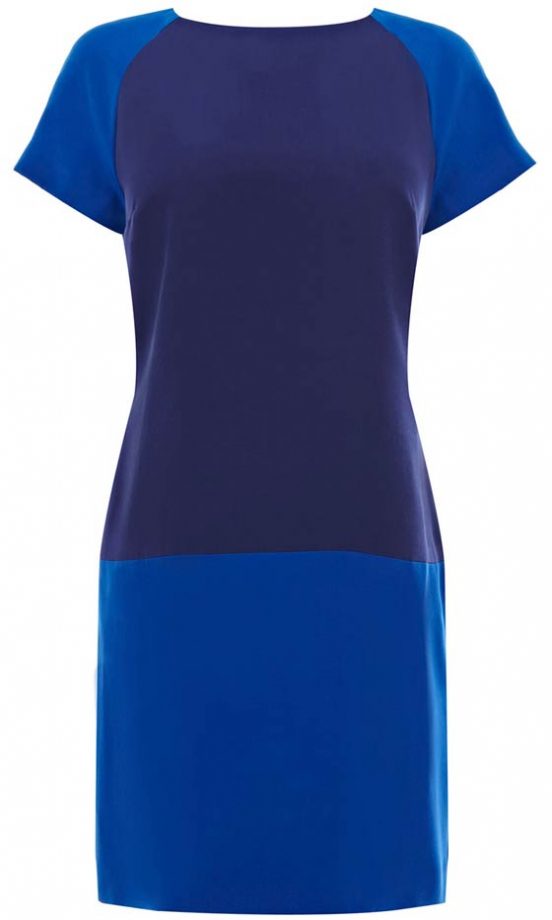 Karen Millen Blue Draped Dress, £125