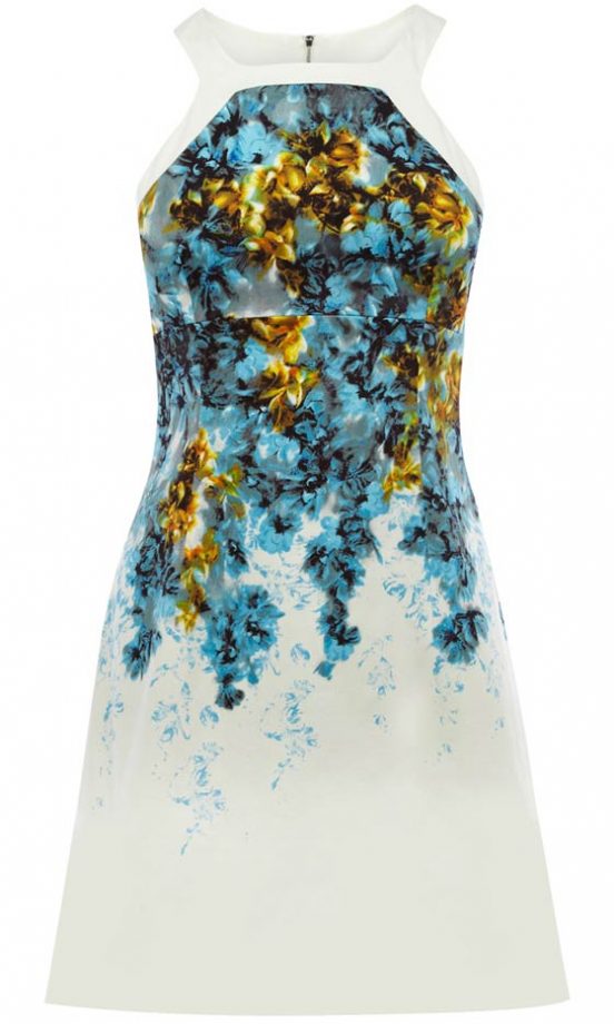 Karen Millen Blue Floral Dress, £140