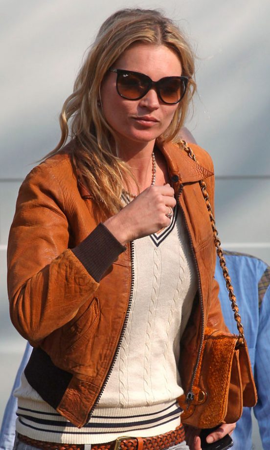 Kate Moss Works The Cricket Jumper Trend, 2012