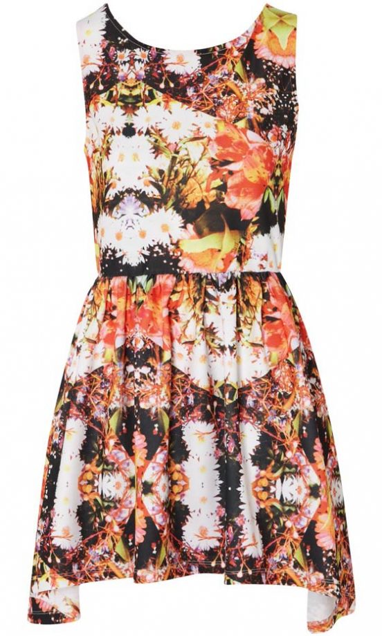 Matalan Graphic Floral Skater Dress, £20