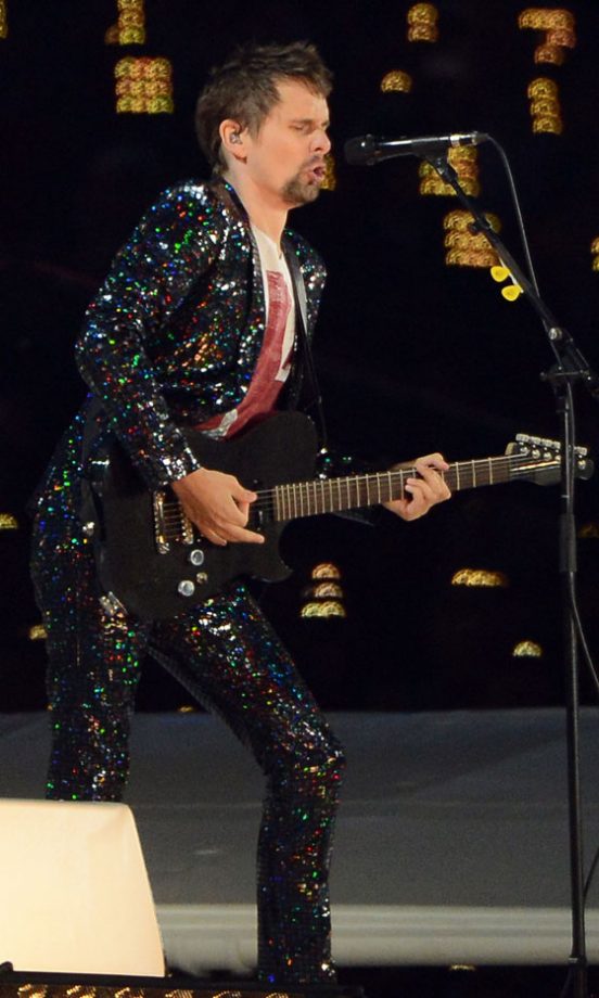 Matt Bellamy At The Olympic Closing Ceremony