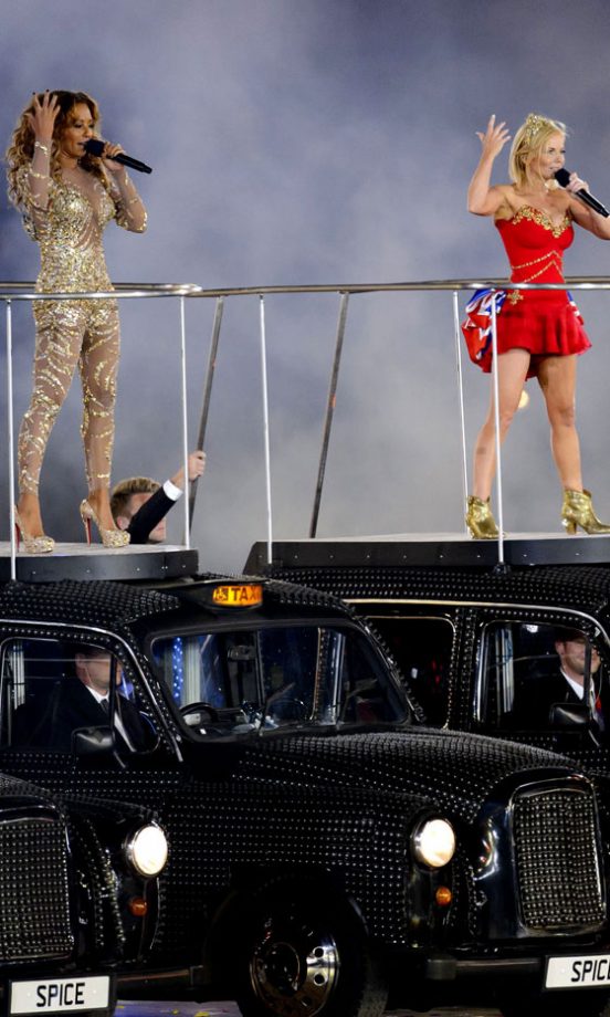 Mel B And Geri Halliwell At The Olympic Closing Ceremony