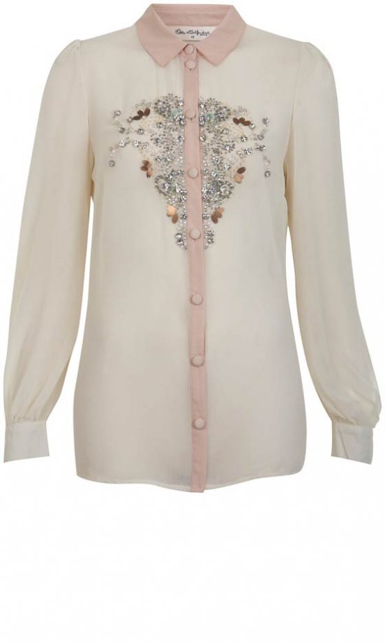 Miss Selfridge Embellished Shirt, £50