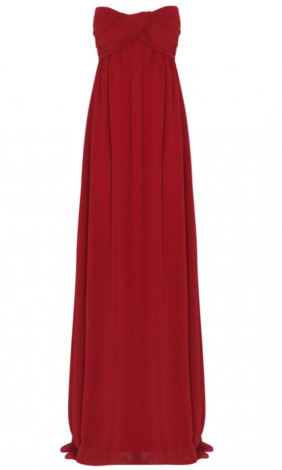 Missguided AW12 Harriet Gather Chiffon Look Maxi Dress, £38.99