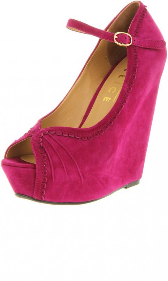 Office Ankle Strap Wedge, £70