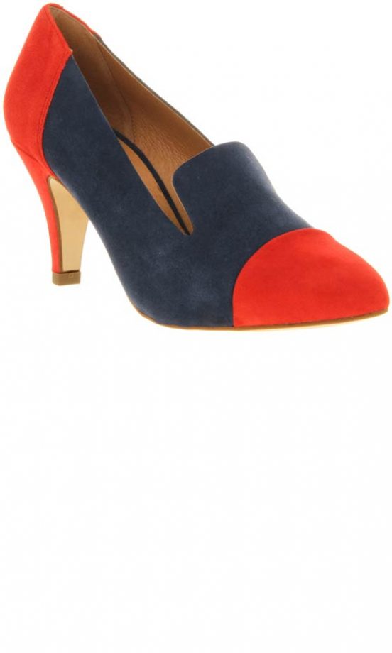 Office Navy Suede Courts, £62