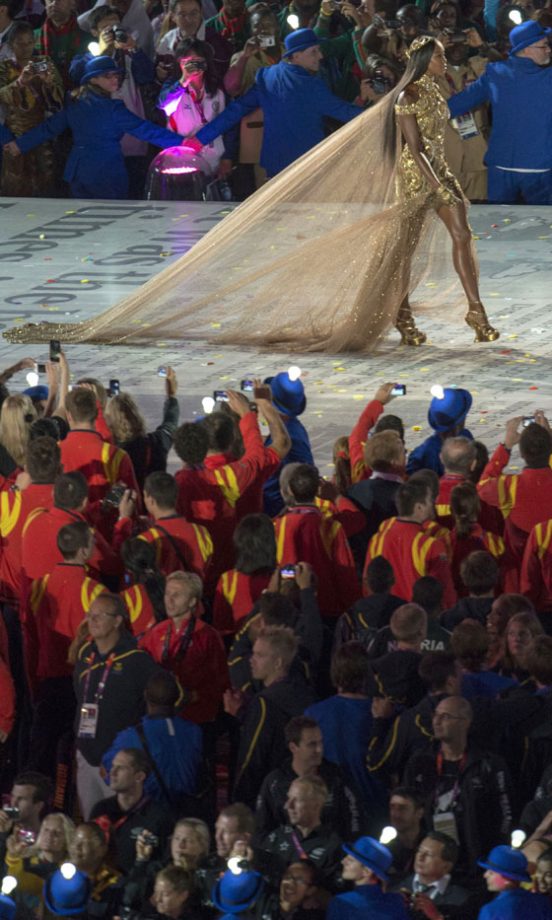Naomi Campbell At The Olympics Closing Ceremony, London 2012