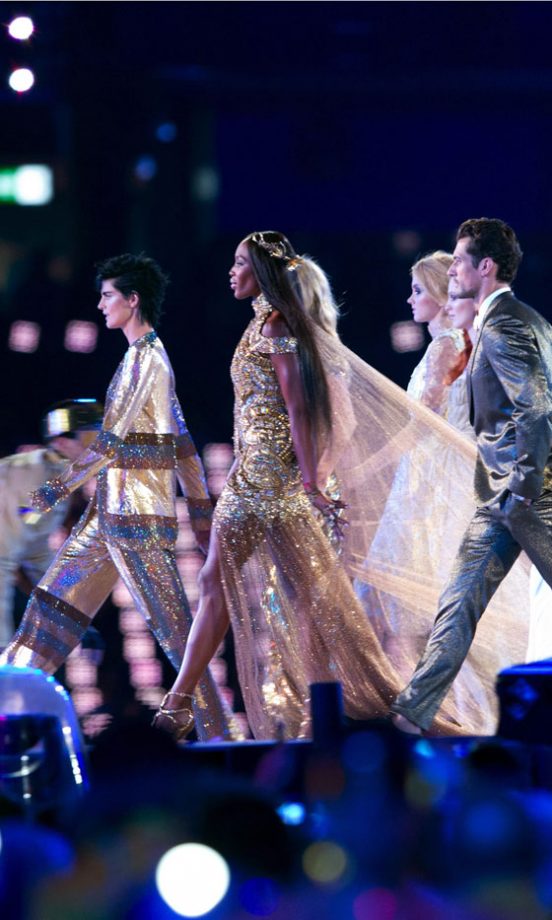 Naomi Campbell At The Olympics Closing Ceremony, London 2012