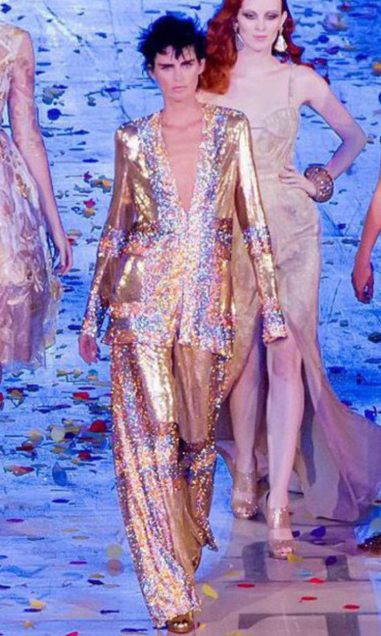 Stella Tennant At The Olympics Closing Ceremony, London 2012