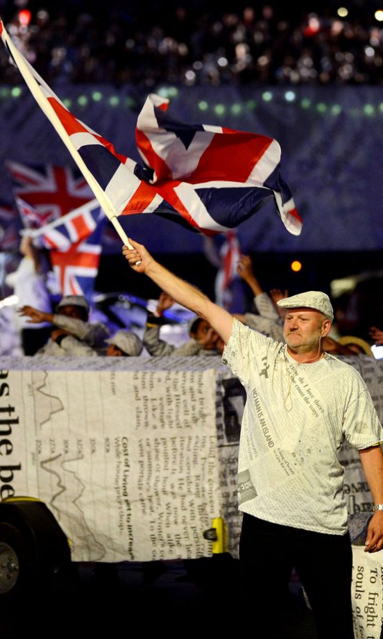 Performers At The Olympic Closing Ceremony