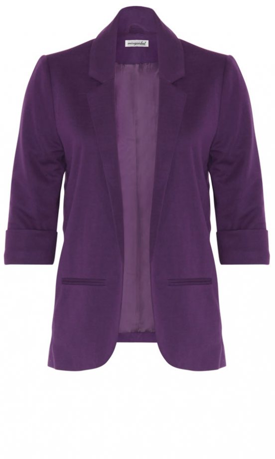 Missguided AW12 Plum Blazer, £24.99