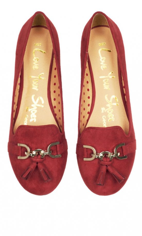 George AW12 Red Tassel Shoes, £10