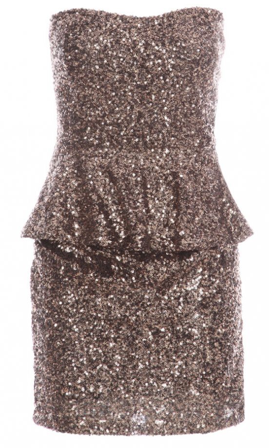 Missguided AW12 Sequin Peplum, £44.99