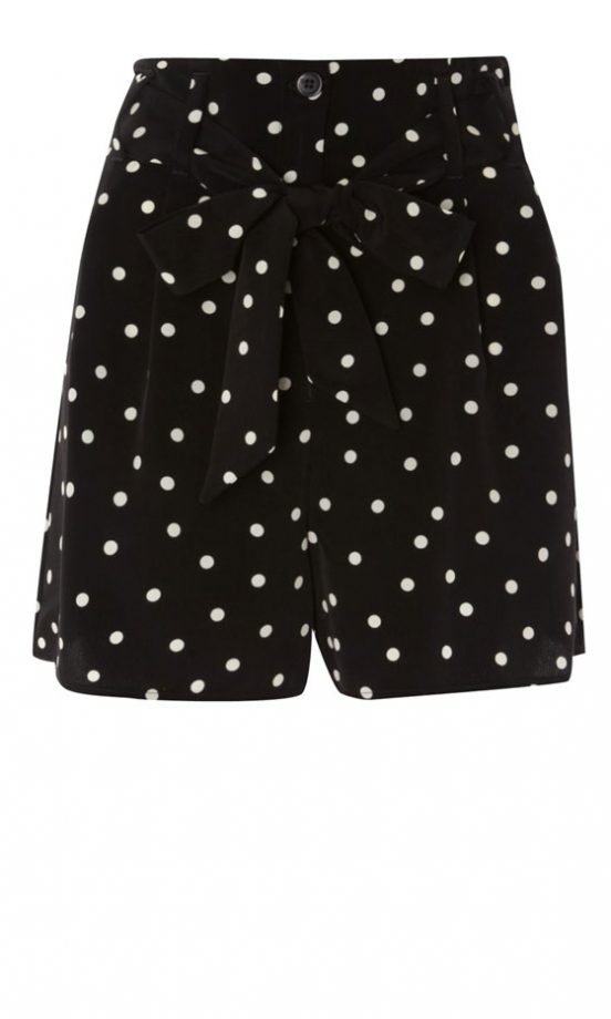 George AW12 Spot Print High Waist Shorts, £12