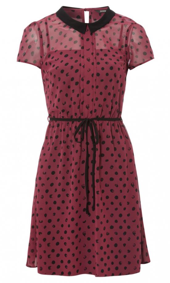 George AW12 Spot Print Shirt Dress, £16