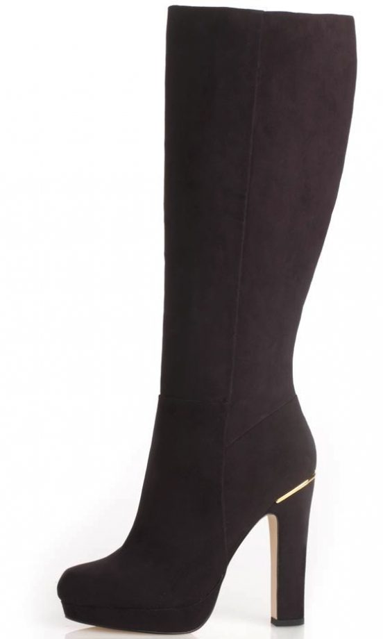 Stylistpick AW12 'Donatella' Black Knee High Boots
