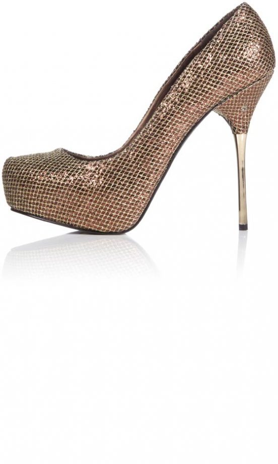 Stylistpick AW12 'Stella' Gold Heels
