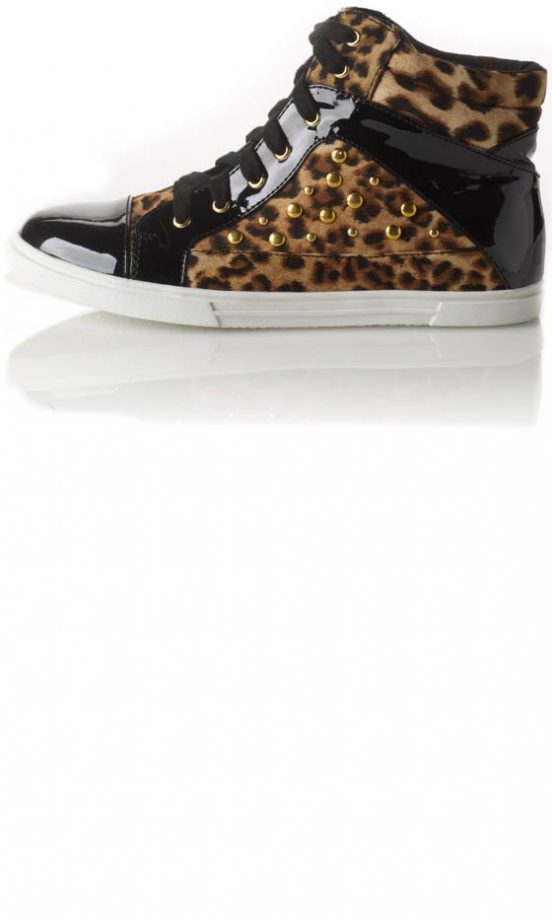Stylistpick AW12 Studded Leopard Print Trainers