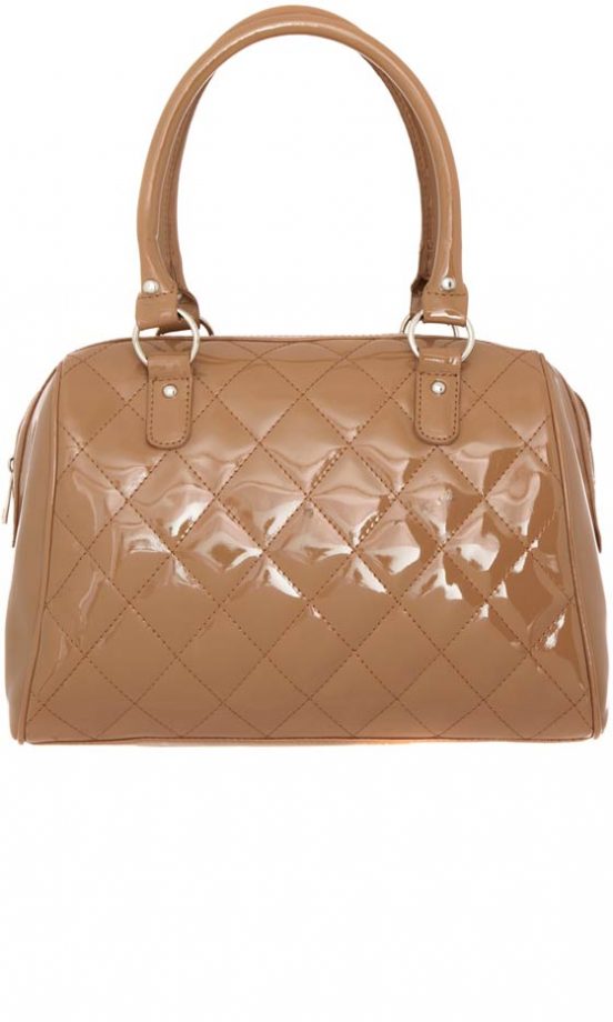 TU At Sainsbury's AW12 Tan Patent Quilted Bag, £16