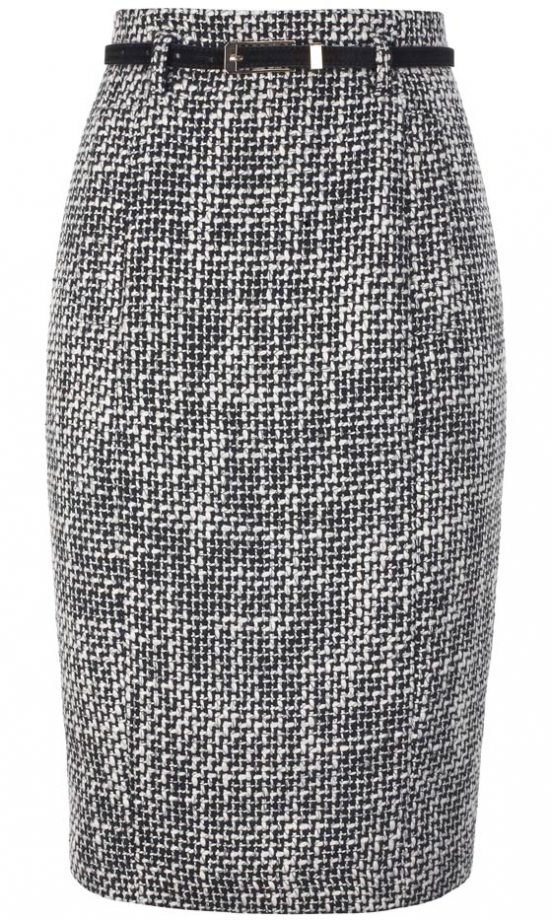 TU At Sainsbury's AW12 Tweed Skirt With Belt, £25