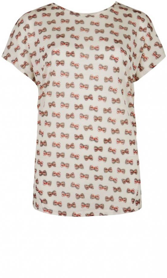 Ted Baker Union Jack Bow Print Top, £39