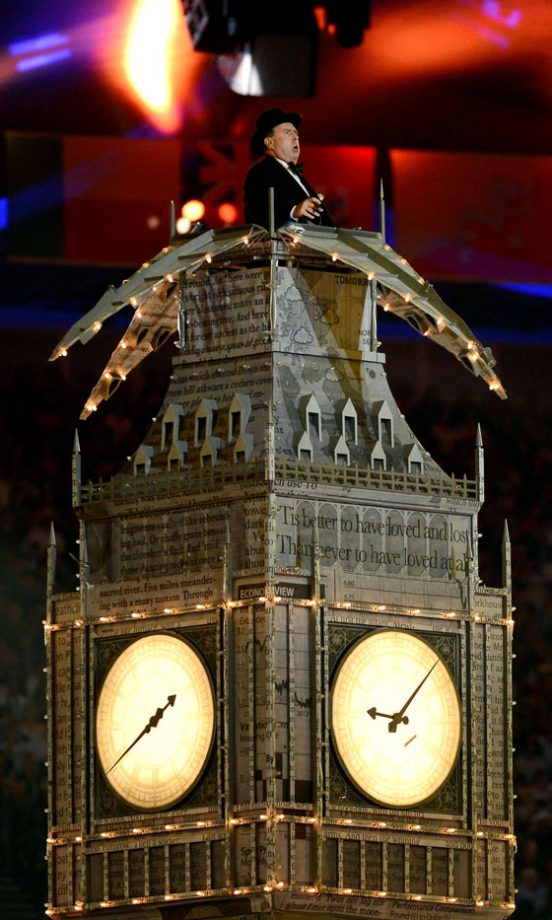 Timothy Spall At The Olympic Closing Ceremony