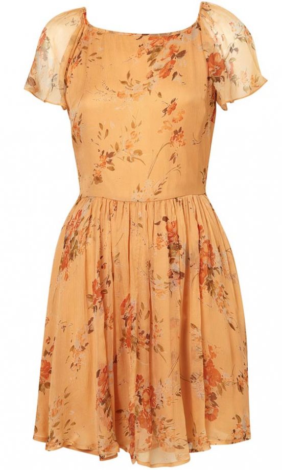 Topshop Autumn Frilled Dress, £50