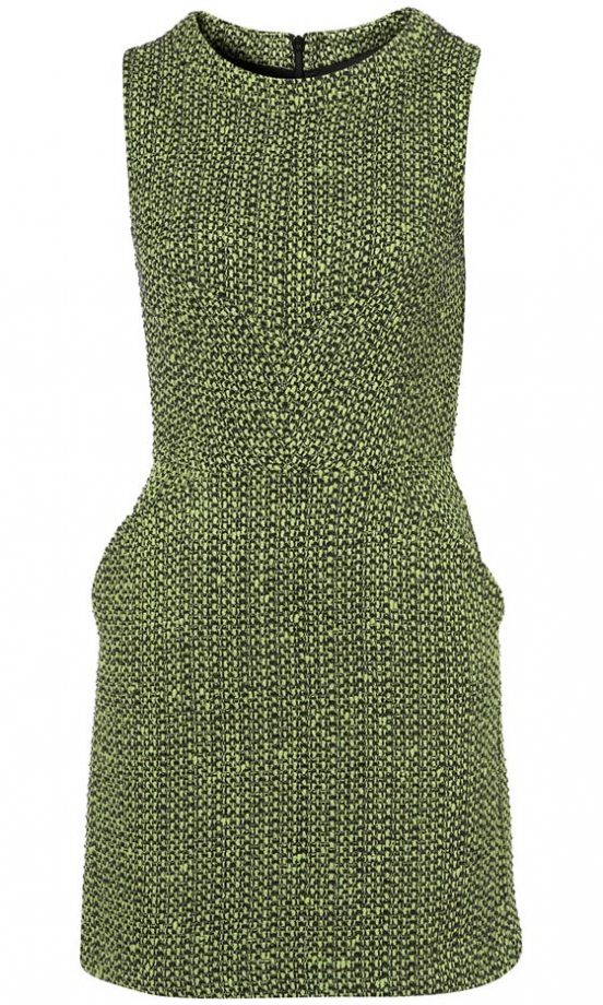 Topshop Fluoro Boucle Shift, £65