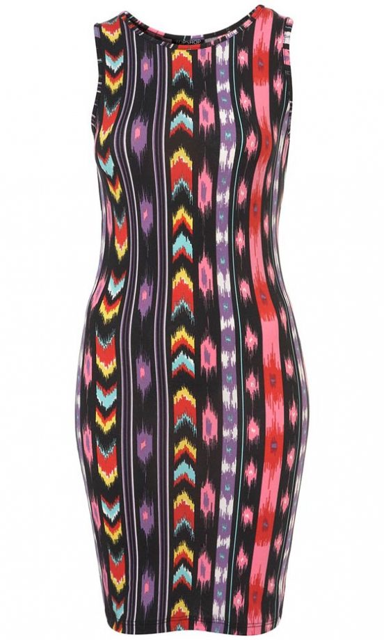 Topshop IKat Print Dress, £30