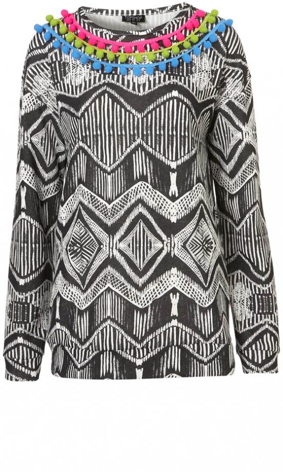 Topshop Pom Pom Sweater, £34