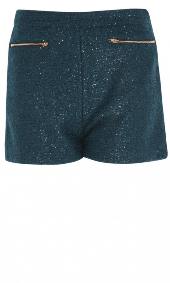 Missguided AW12 Tweed Emerald Tailored Shorts, £24.99