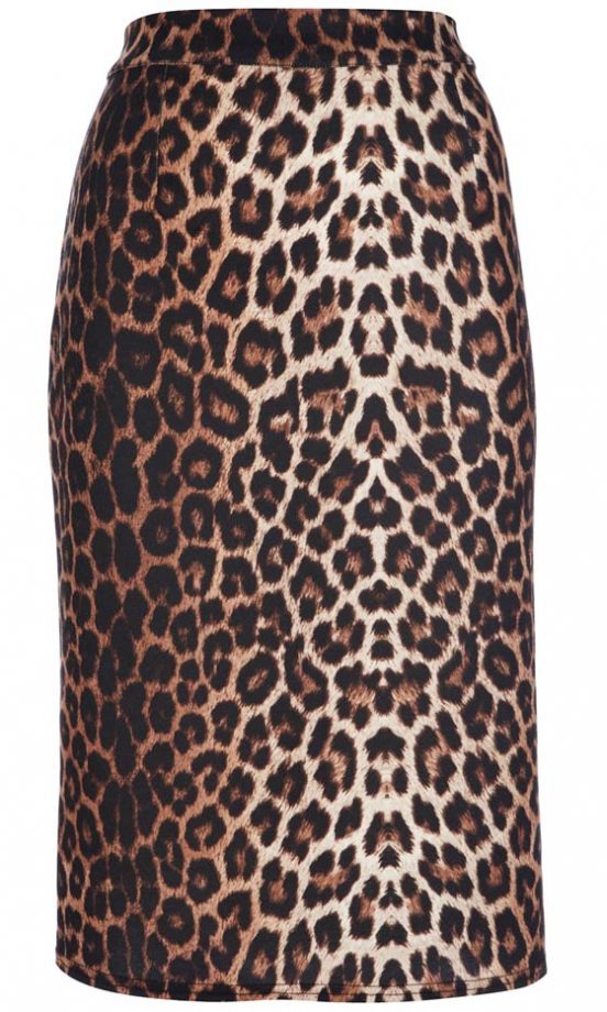 Wallis Leopard Print Skirt, £30