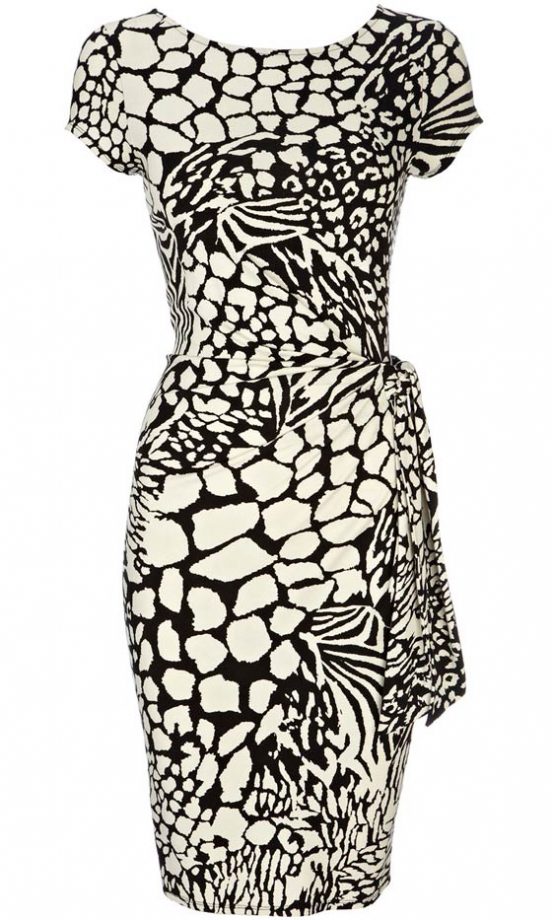 Wallis Monochrome Printed Dress, £38