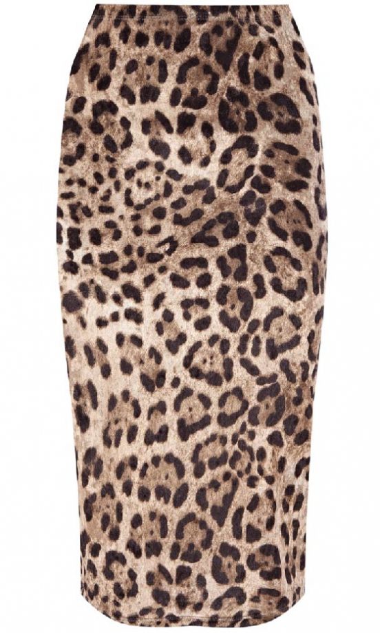 Warehouse Animal Print Pencil Skirt, £30