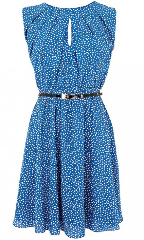 Warehouse Bow Print Dress, £55