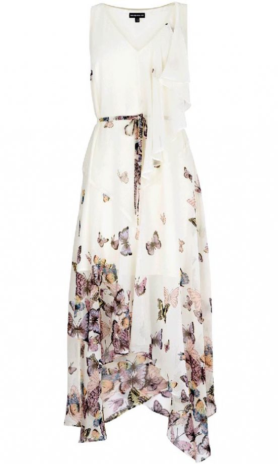 Warehouse Butterfly Print Midi Dress, £65