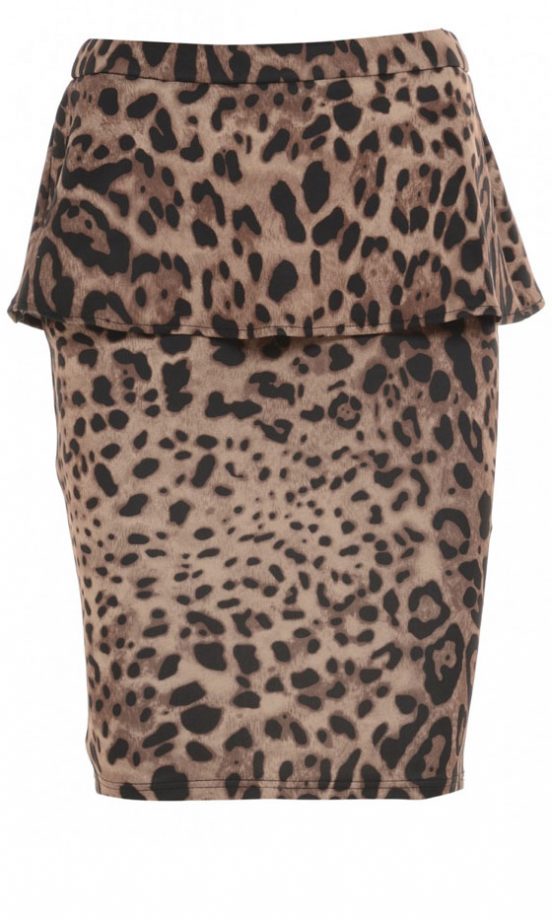 AX Paris Leopard Print Skirt, £20